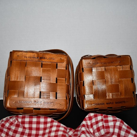 Heritage Mint, Ltd. Canadian Maple Baskets – Set of 2 Baskets Great Condition - Picture 4 of 7